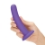 5 Inch Purple Silicone Dildo For Pegging