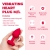 b-Vibe Vibrating Ultra Powerful Heart Shaped Remote Control Jewel Plug Scarlet Red