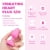 b-Vibe Vibrating Ultra Powerful Heart Shaped Remote Control Jewel Plug Pink Topaz