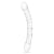 Glas Toy Twelve Inch Girthy Double-Trouble Glass Dildo