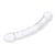 Glas Toy Twelve Inch Girthy Double-Trouble Glass Dildo