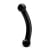 Glas Toy 5.5 Inch Double-Bull Black Dildo