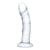 Glas Toy Seven Inch Curved Realistic Glass Dildo with Veins