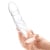 Glas Toy Seven Inch Curved Realistic Glass Dildo with Veins