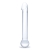 Glas Toy Seven Inch Realistic Head Glass Dildo