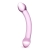 Glas Toy 7.25 Inch Double-Trouble Purple Dildo