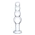 Glas Toy 7.25 Inch Glass Beaded Butt Plug
