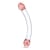 Glas Toy Eight Inch Red Head Double Dildo