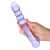 Glas Toy 9 Inch Purple Rain Ribbed Dildo
