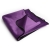 Liberator Fascinator Throw King Size Moisture-Proof Sensual Blanket Microvelvet Aubergine
