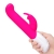 Rabbit Essentials Pink Come Hither Vibrator with Throbbing Shaft