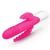 Rabbit Essentials Pink Double Penetration Vibrator with Rotating Shaft
