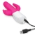 Rabbit Essentials Pink Double Penetration Vibrator with Rotating Shaft