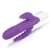 Rabbit Essentials Pink Double Penetration Vibrator with Rotating Shaft