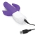 Rabbit Essentials Pink Double Penetration Vibrator with Rotating Shaft