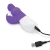 Rabbit Essentials Purple Pearls Vibrator with Rotating Shaft