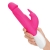 Rabbit Essentials Pink Realistic Vibrator with Throbbing Shaft