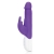 Rabbit Essentials Purple Realistic Vibrator with Throbbing Shaft