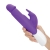 Rabbit Essentials Purple Realistic Vibrator with Throbbing Shaft