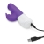 Rabbit Essentials Purple Realistic Vibrator with Throbbing Shaft