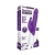 Rabbit Essentials Purple Realistic Vibrator with Throbbing Shaft