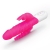Rabbit Essentials Pink Slim Realistic Double Penetration Vibrator with Rotating Beads