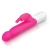 Rabbit Essentials Pink Slim Shaft Rabbit Vibrator with Rotating Beads