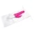 Rabbit Essentials Pink Slim Shaft Rabbit Vibrator with Rotating Beads