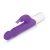 Rabbit Essentials Purple Slim Shaft Rabbit Vibrator with Rotating Beads