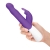Rabbit Essentials Purple Slim Shaft Rabbit Vibrator with Rotating Beads