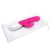 Rabbit Essentials Pink Clit Suction Vibrator with Throbbing Shaft