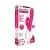 Rabbit Essentials Pink Clit Suction Vibrator with Throbbing Shaft