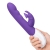 Rabbit Essentials Purple Clit Suction Vibrator with Throbbing Shaft