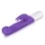 Rabbit Essentials Purple Thrusting Slim Shaft Vibrator with Throbbing Function
