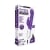 Rabbit Essentials Purple Thrusting Slim Shaft Vibrator with Throbbing Function