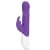 Rabbit Essentials Purple Thrusting Vibrator with Throbbing Shaft