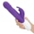 Rabbit Essentials Purple Thrusting Vibrator with Throbbing Shaft