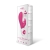 The Rabbit Company Come Hither Dual Vibrator Hot Pink