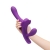 Together Vibes Lock-In Dual-Ended Vibrating Strap-On Dildo & Harness Set Purple