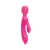 Together Vibes Tri-Delight Dual-Ended Triple Stim Wand & Rabbit Vibrator Pink