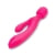 Together Vibes Tri-Delight Dual-Ended Triple Stim Wand & Rabbit Vibrator Pink
