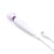 usb rechargeable mini wand massager - white