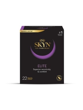 SKYN Elite 22 Count Non-Latex Lubricated Condoms