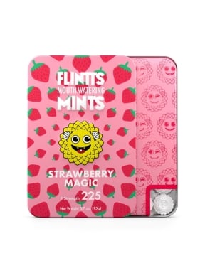Flintts Mints Strawberry Magic - F Strength 225 for Dry Mouth