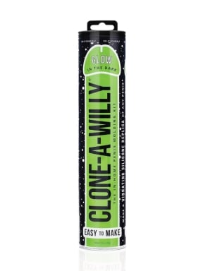 Clone-A-Willy Silicone DIY Homemade Vibrating Dildo Penis Molding Kit - Glow in the Dark Green