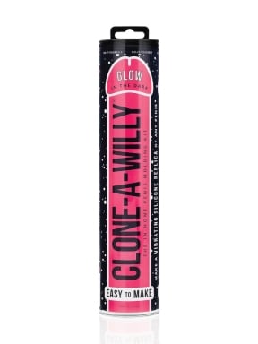 Clone-A-Willy Silicone DIY Homemade Vibrating Dildo Penis Molding Kit - Glow in the Dark Pink