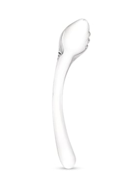 7.25 Inch Sculpted Slider Glass Dildo