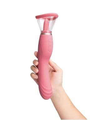 Le Wand  Lick 3-in-1 Rechargeable Double-Ended Vibrator 