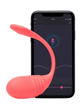 Lovense Vulse Rechargeable Silicone Thrusting Egg Vibrator