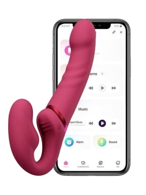 Lovense Lapis Rechargeable Silicone Dual End Strapless Strap-On Dildo